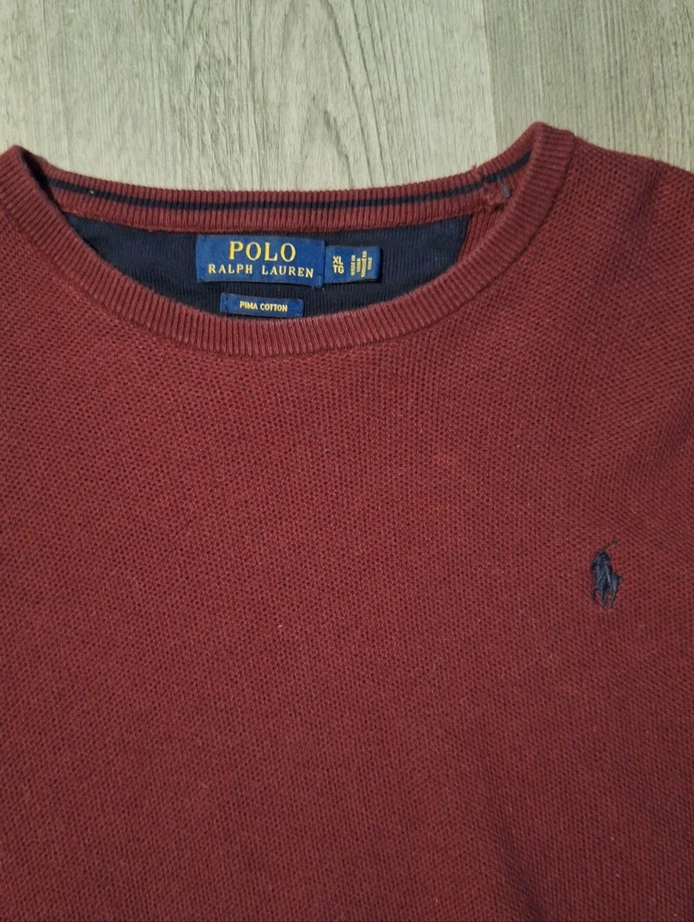 Polo Ralph Lauren Maroon Crewneck Sweater